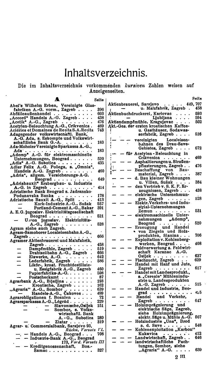 Compass. Finanzielles Jahrbuch 1928: Jugoslawien. - Seite 21