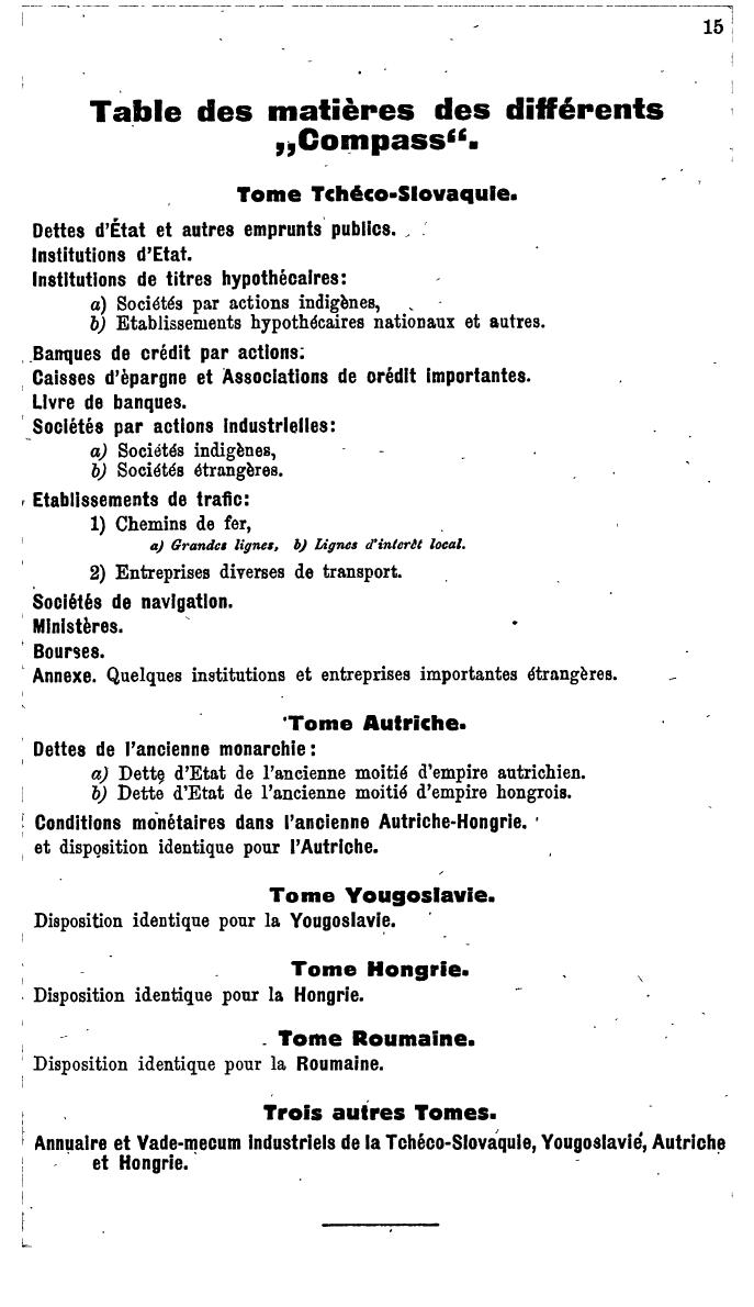 Compass. Finanzielles Jahrbuch 1929: Jugoslawien. - Seite 19