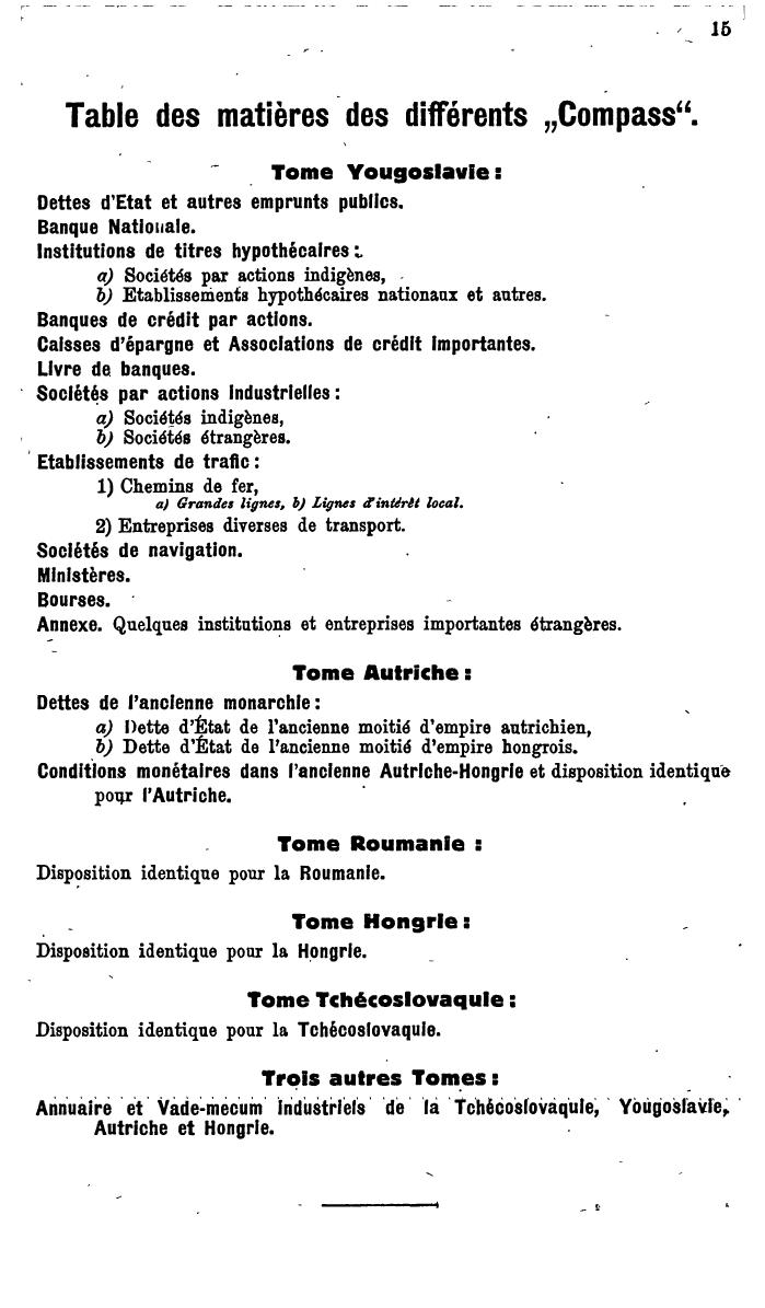 Compass. Finanzielles Jahrbuch 1931: Jugoslawien. - Seite 19