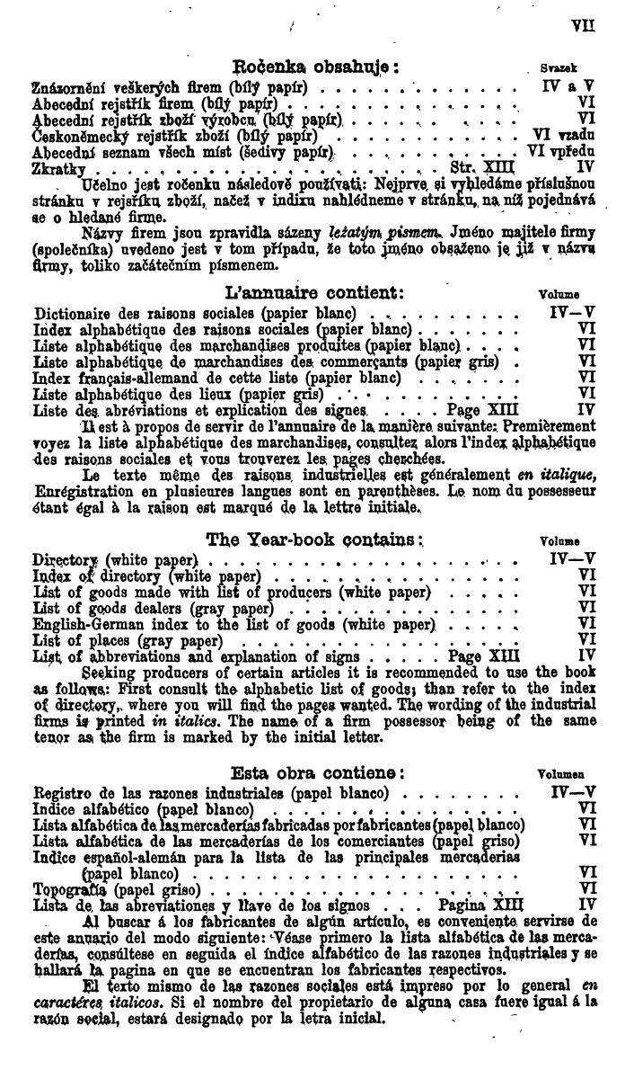 Compass 1922. Band IV: Österreich, Tschechoslowakei, Ungarn, Jugoslawien. - Seite 13