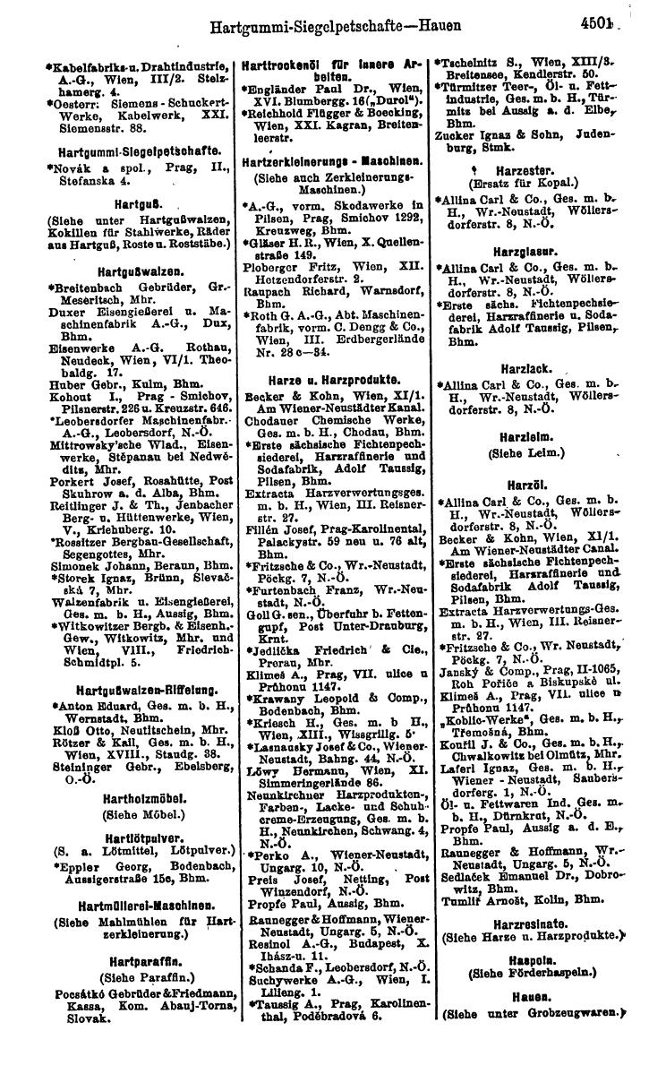 Compass 1922. Band VI: Österreich, Tschechoslowakei, Ungarn, Jugoslawien. - Page 1021