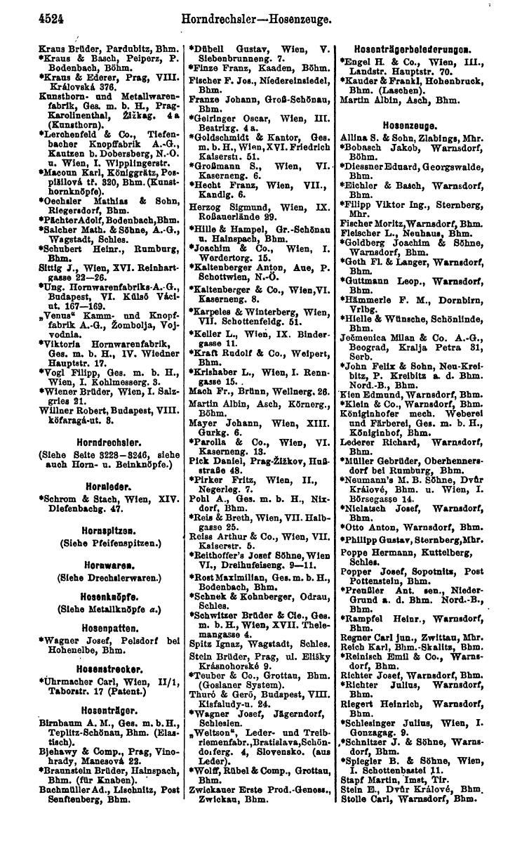 Compass 1922. Band VI: Österreich, Tschechoslowakei, Ungarn, Jugoslawien. - Page 1044