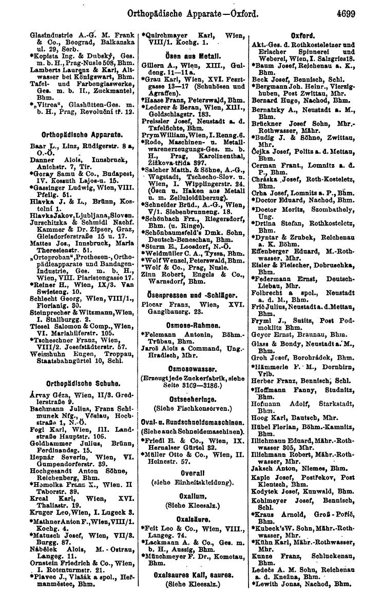 Compass 1922. Band VI: Österreich, Tschechoslowakei, Ungarn, Jugoslawien. - Page 1235