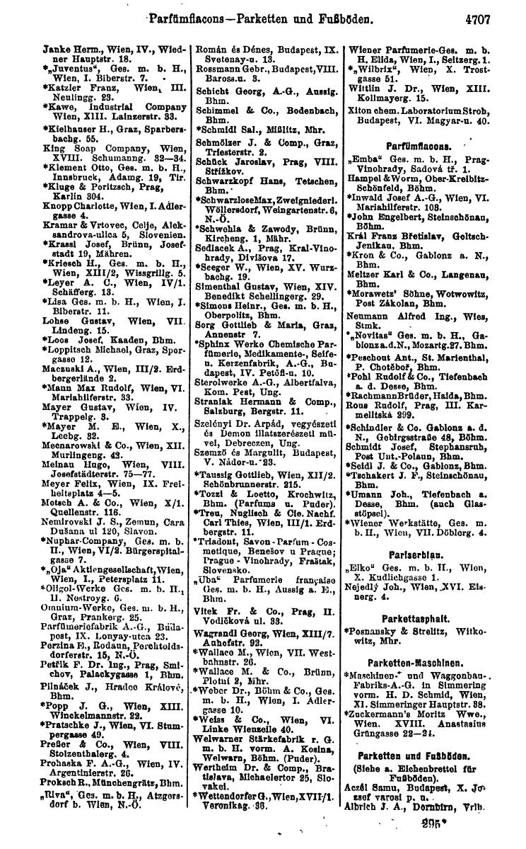 Compass 1922. Band VI: Österreich, Tschechoslowakei, Ungarn, Jugoslawien. - Page 1243