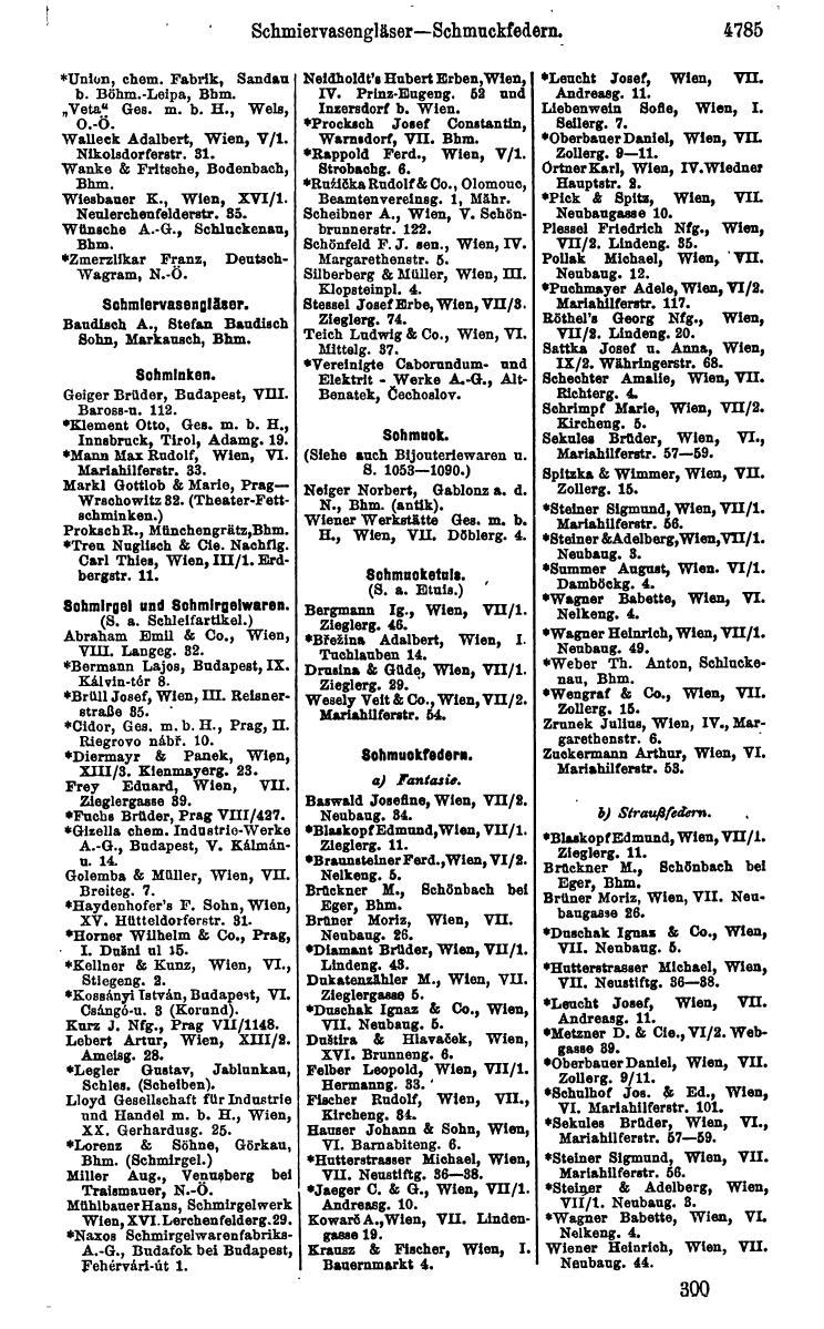 Compass 1922. Band VI: Österreich, Tschechoslowakei, Ungarn, Jugoslawien. - Page 1335