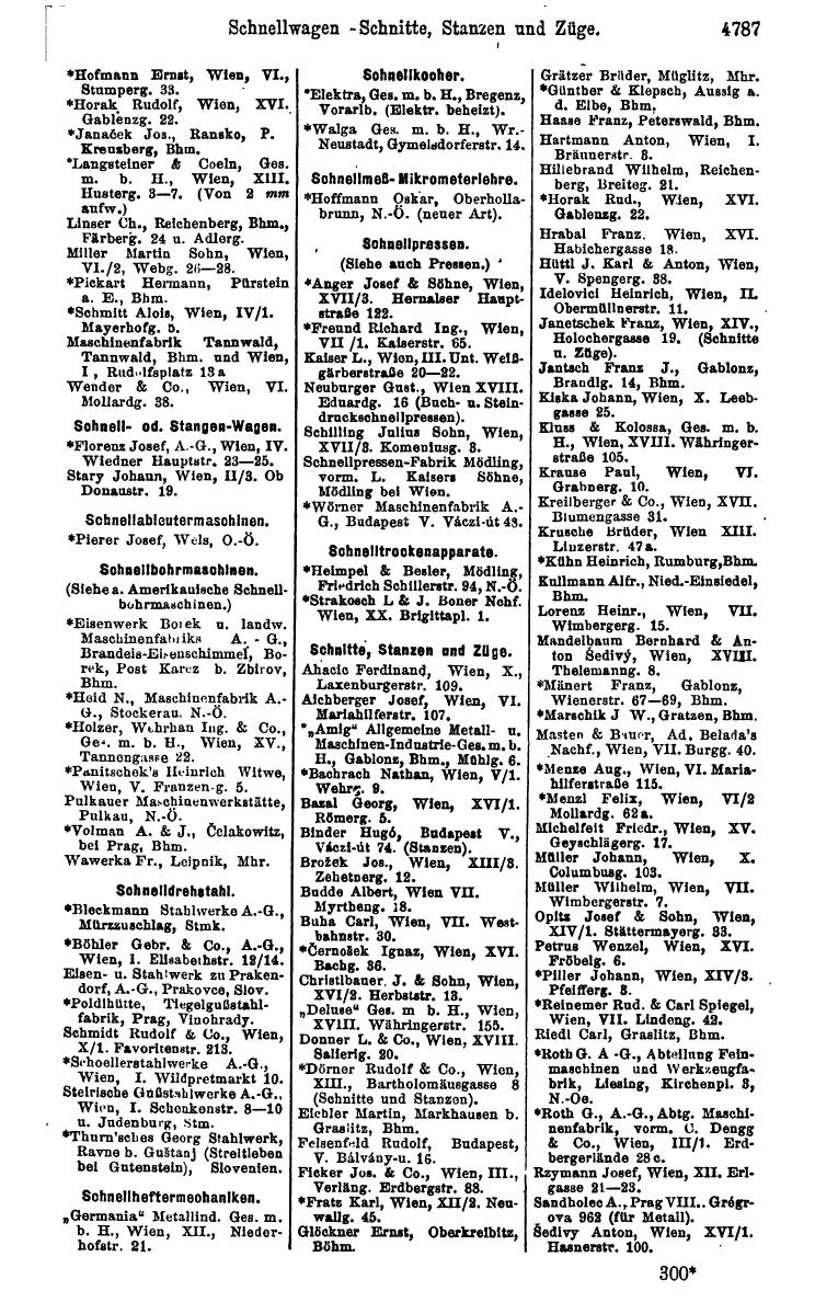 Compass 1922. Band VI: Österreich, Tschechoslowakei, Ungarn, Jugoslawien. - Page 1337