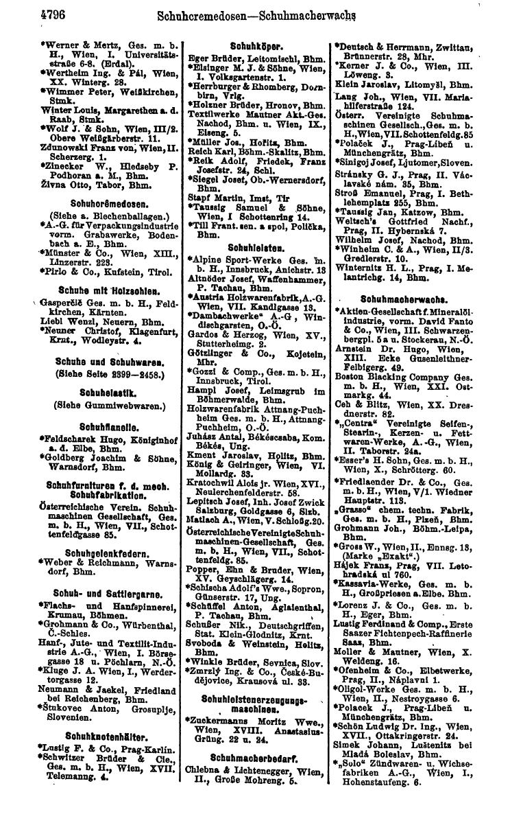 Compass 1922. Band VI: Österreich, Tschechoslowakei, Ungarn, Jugoslawien. - Page 1346