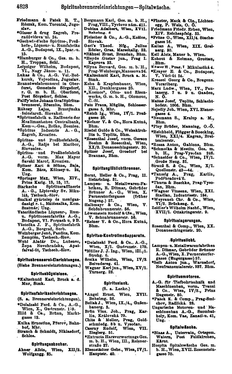 Compass 1922. Band VI: Österreich, Tschechoslowakei, Ungarn, Jugoslawien. - Page 1378