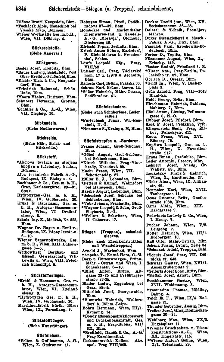 Compass 1922. Band VI: Österreich, Tschechoslowakei, Ungarn, Jugoslawien. - Page 1394