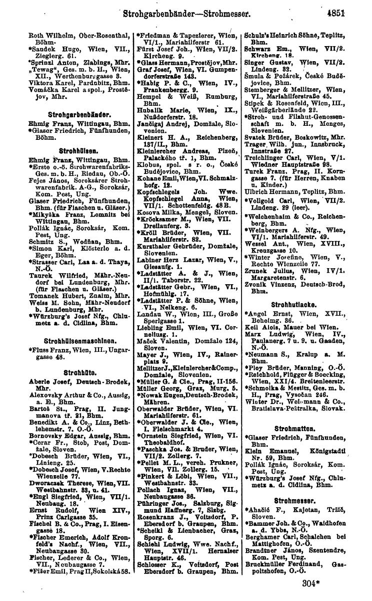 Compass 1922. Band VI: Österreich, Tschechoslowakei, Ungarn, Jugoslawien. - Page 1401