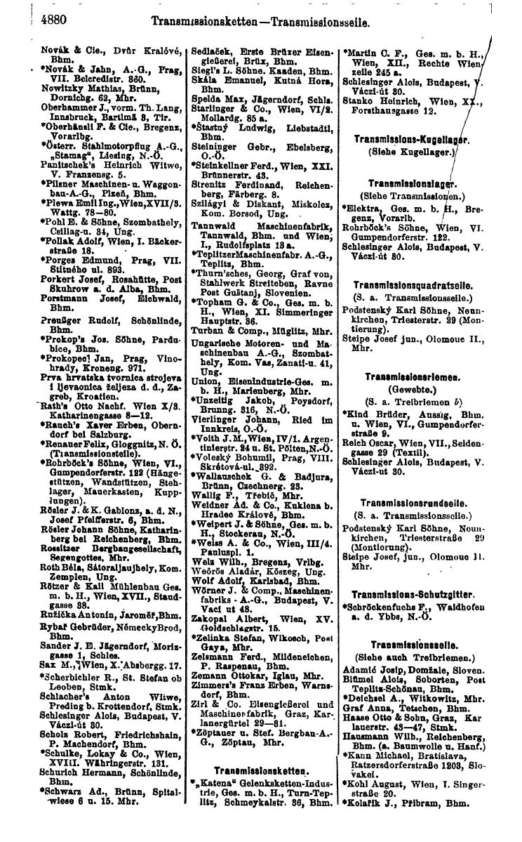 Compass 1922. Band VI: Österreich, Tschechoslowakei, Ungarn, Jugoslawien. - Seite 1430