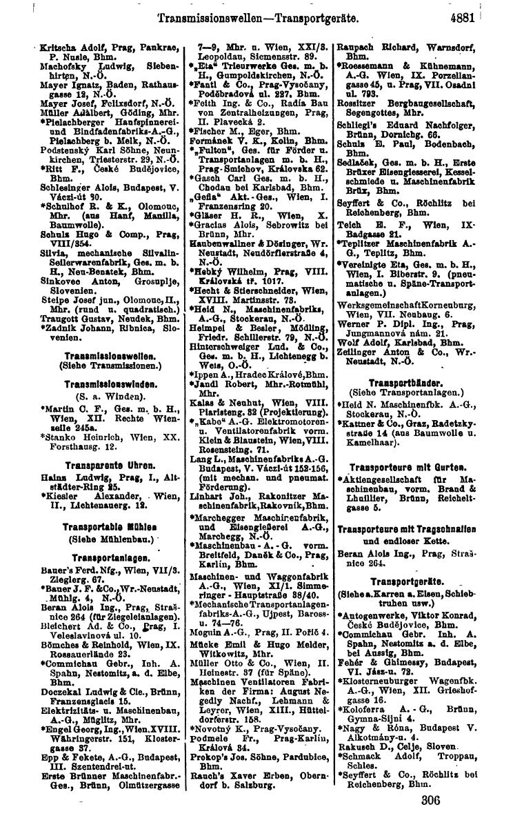 Compass 1922. Band VI: Österreich, Tschechoslowakei, Ungarn, Jugoslawien. - Page 1431