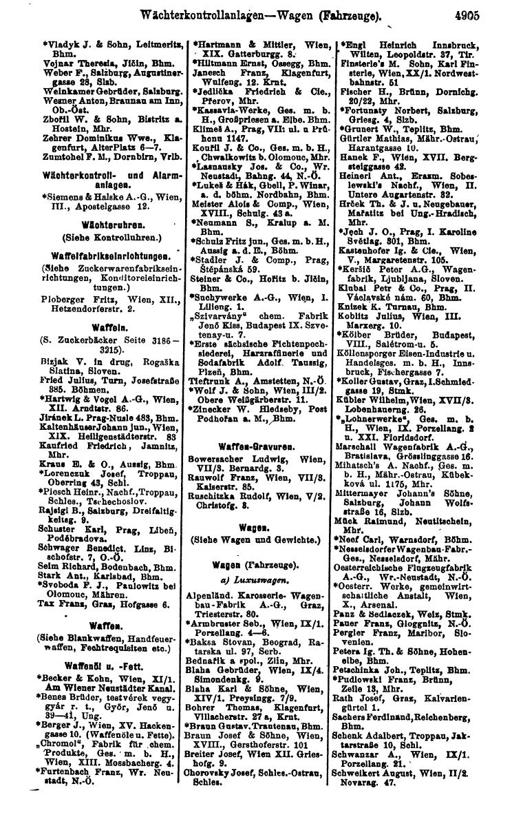 Compass 1922. Band VI: Österreich, Tschechoslowakei, Ungarn, Jugoslawien. - Page 1457