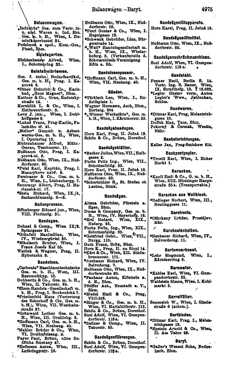 Compass 1922. Band VI: Österreich, Tschechoslowakei, Ungarn, Jugoslawien. - Page 1527