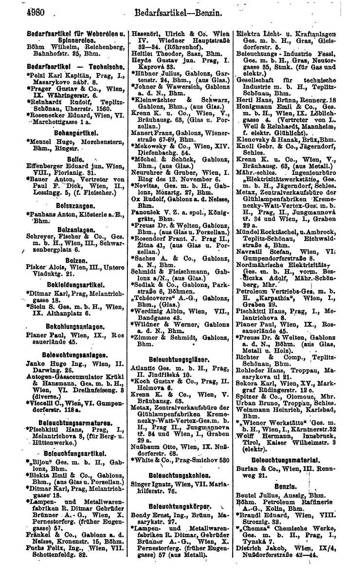 Compass 1922. Band VI: Österreich, Tschechoslowakei, Ungarn, Jugoslawien. - Page 1532