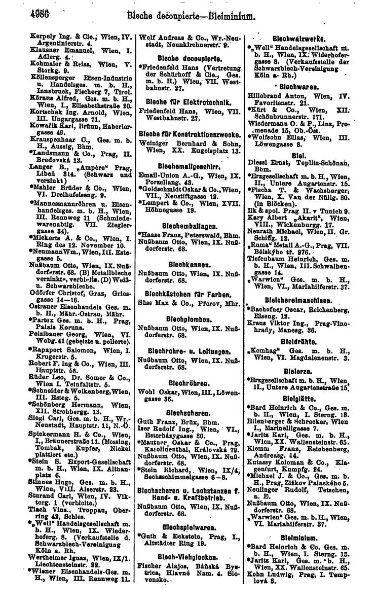 Compass 1922. Band VI: Österreich, Tschechoslowakei, Ungarn, Jugoslawien. - Page 1538