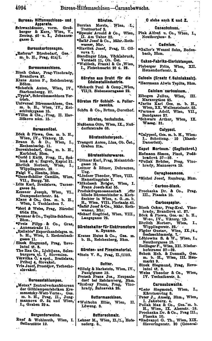 Compass 1922. Band VI: Österreich, Tschechoslowakei, Ungarn, Jugoslawien. - Page 1546