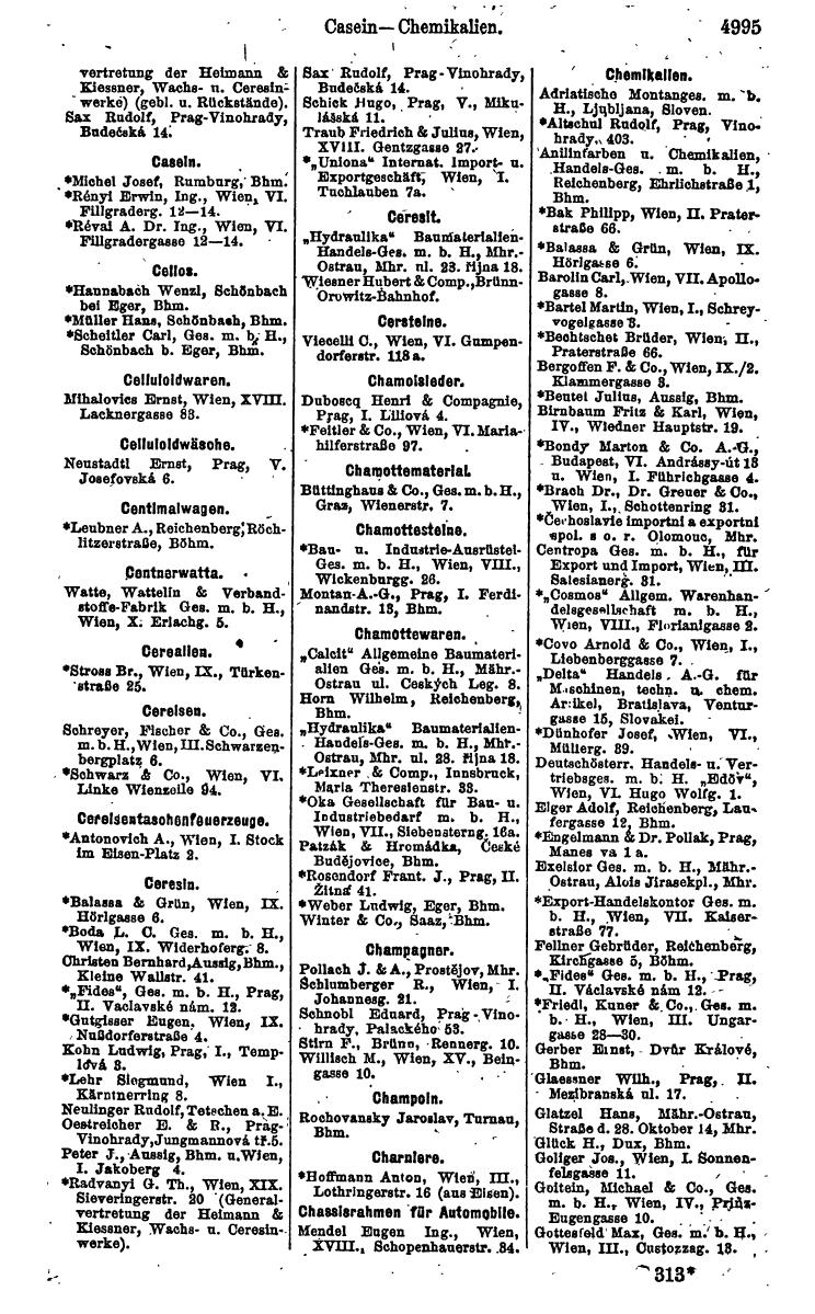 Compass 1922. Band VI: Österreich, Tschechoslowakei, Ungarn, Jugoslawien. - Page 1547