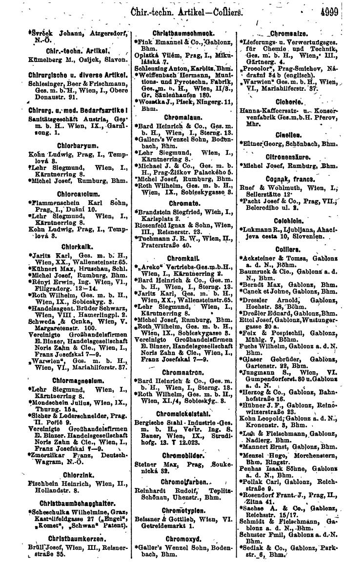 Compass 1922. Band VI: Österreich, Tschechoslowakei, Ungarn, Jugoslawien. - Page 1551