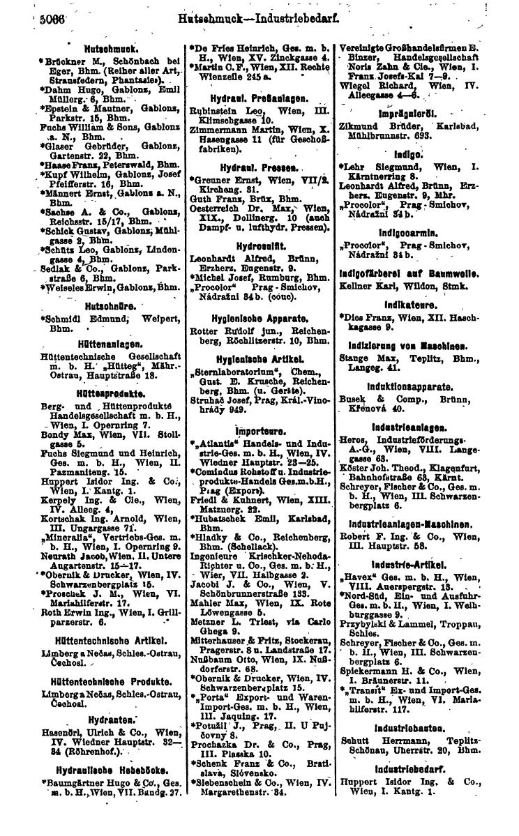 Compass 1922. Band VI: Österreich, Tschechoslowakei, Ungarn, Jugoslawien. - Page 1624