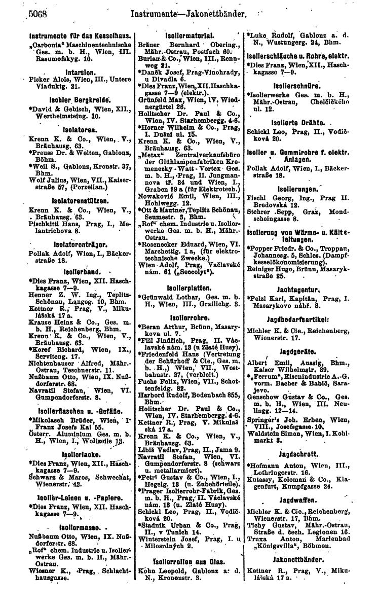 Compass 1922. Band VI: Österreich, Tschechoslowakei, Ungarn, Jugoslawien. - Page 1626