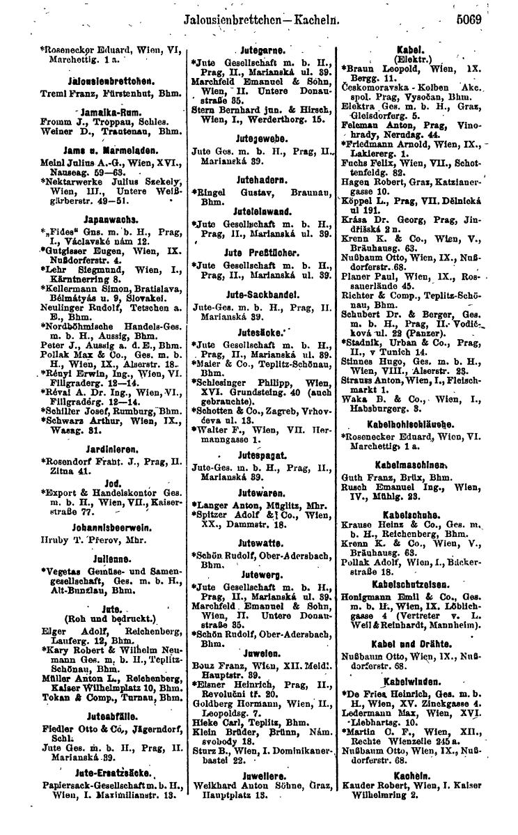 Compass 1922. Band VI: Österreich, Tschechoslowakei, Ungarn, Jugoslawien. - Page 1627