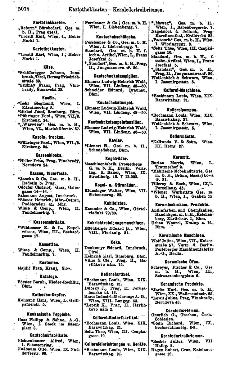 Compass 1922. Band VI: Österreich, Tschechoslowakei, Ungarn, Jugoslawien. - Page 1632