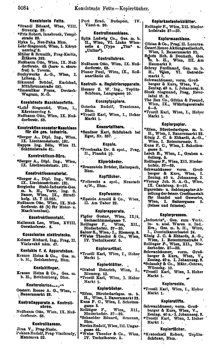 Compass 1922. Band VI: Österreich, Tschechoslowakei, Ungarn, Jugoslawien. - Page 1642