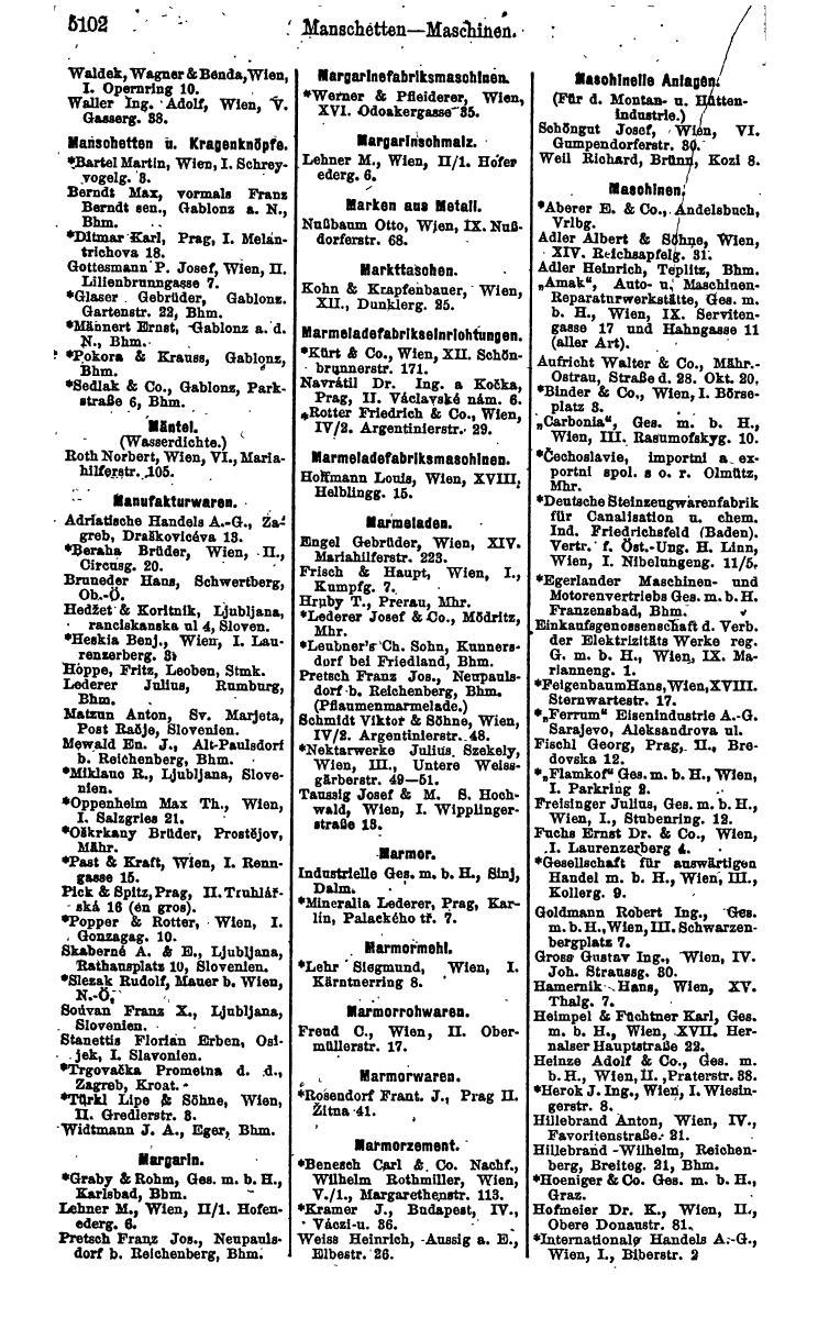 Compass 1922. Band VI: Österreich, Tschechoslowakei, Ungarn, Jugoslawien. - Page 1660