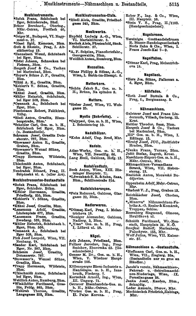 Compass 1922. Band VI: Österreich, Tschechoslowakei, Ungarn, Jugoslawien. - Page 1673