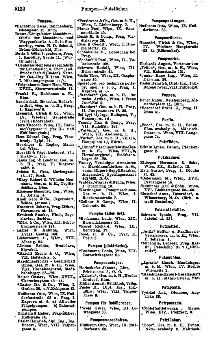 Compass 1922. Band VI: Österreich, Tschechoslowakei, Ungarn, Jugoslawien. - Page 1690