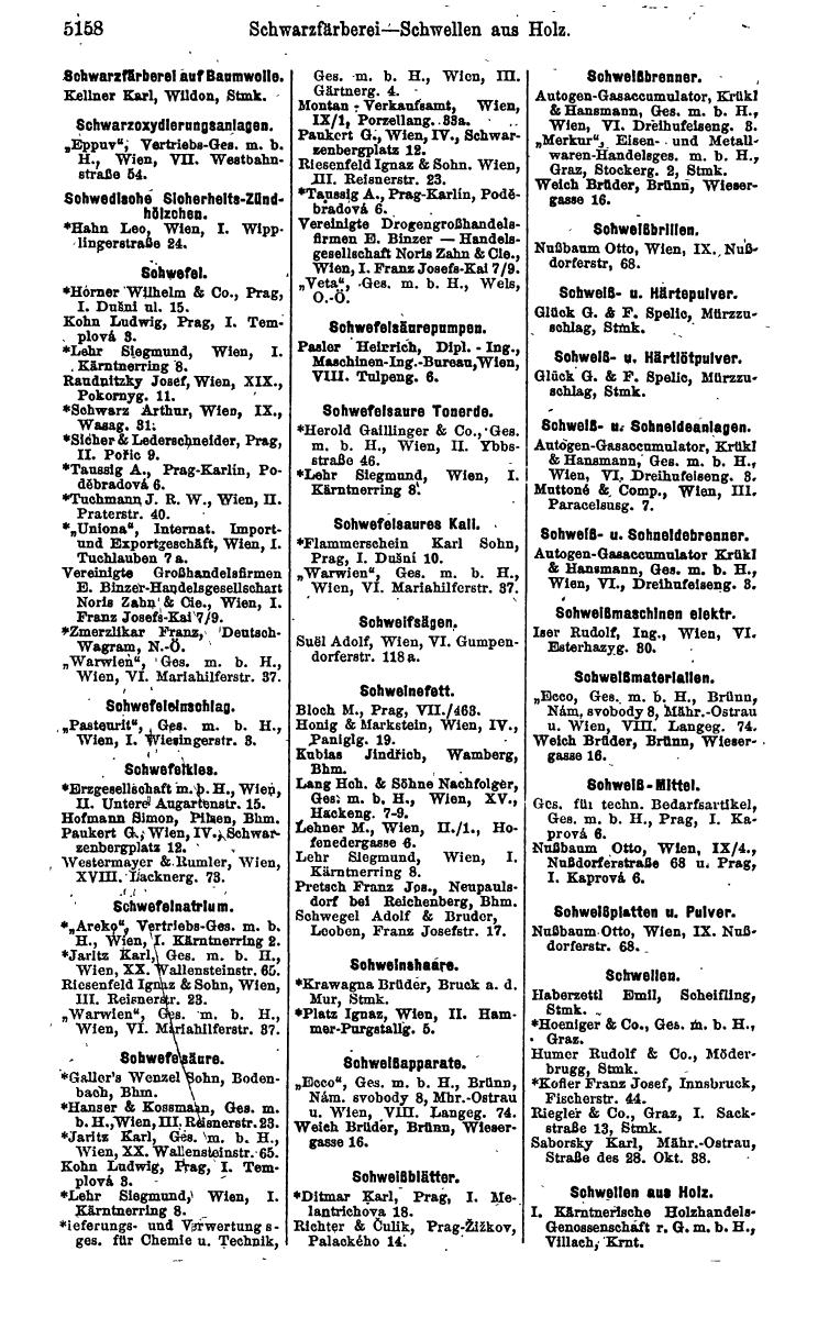 Compass 1922. Band VI: Österreich, Tschechoslowakei, Ungarn, Jugoslawien. - Page 1716