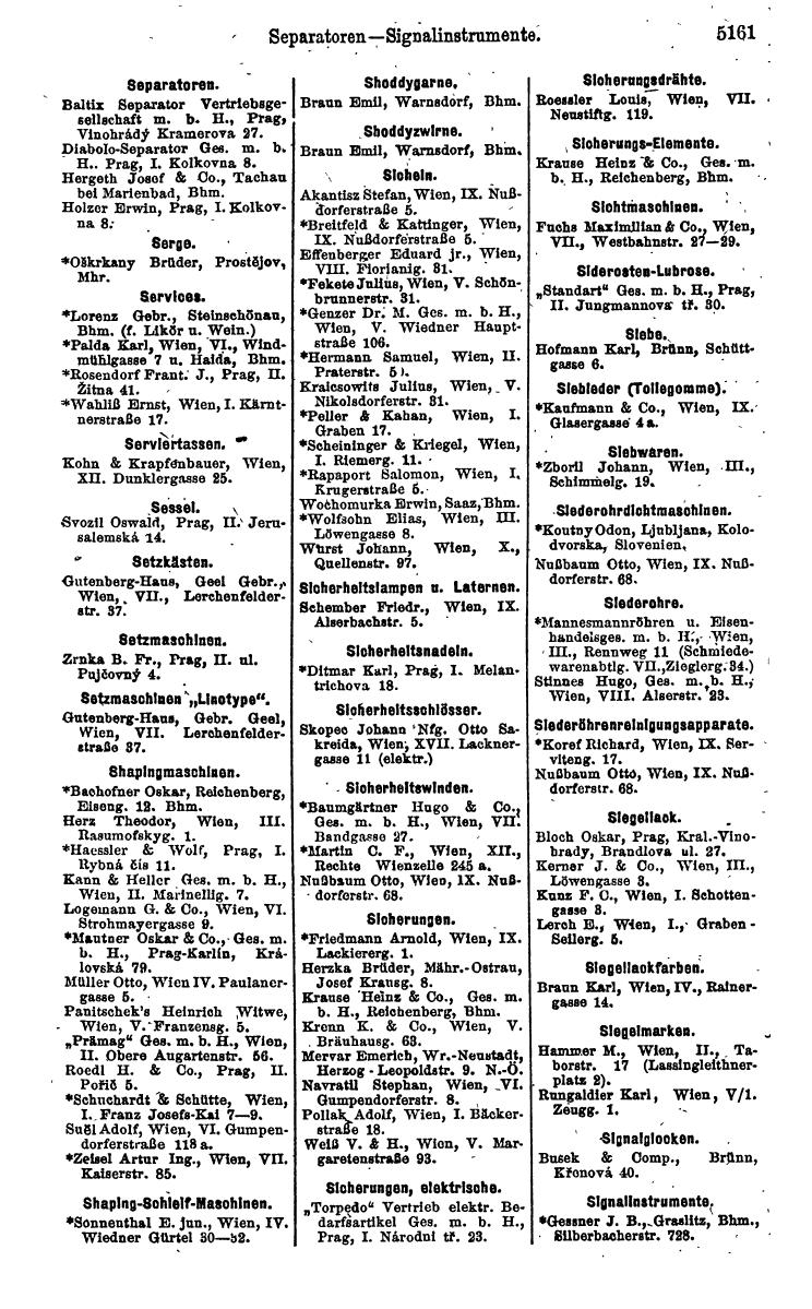 Compass 1922. Band VI: Österreich, Tschechoslowakei, Ungarn, Jugoslawien. - Page 1719