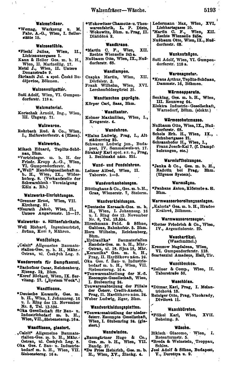 Compass 1922. Band VI: Österreich, Tschechoslowakei, Ungarn, Jugoslawien. - Page 1751