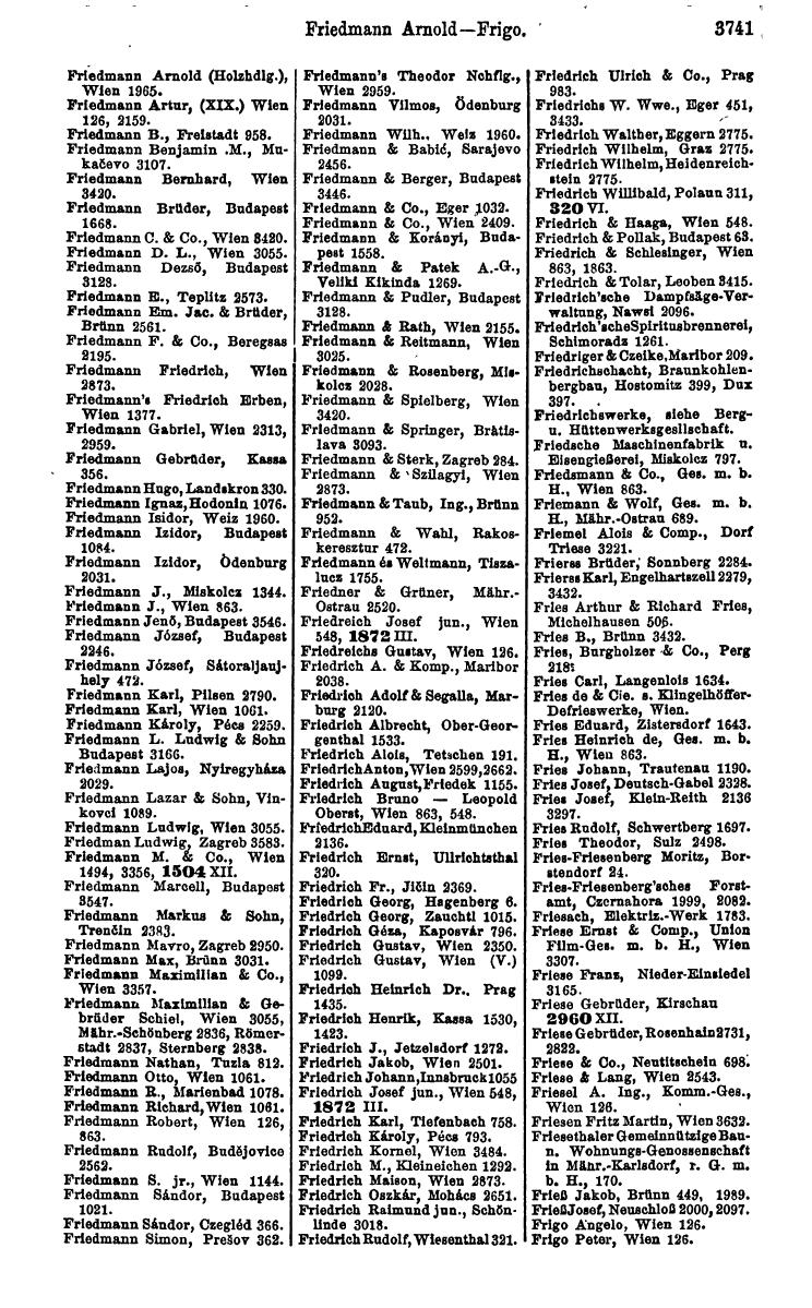 Compass 1922. Band VI: Österreich, Tschechoslowakei, Ungarn, Jugoslawien. - Page 181