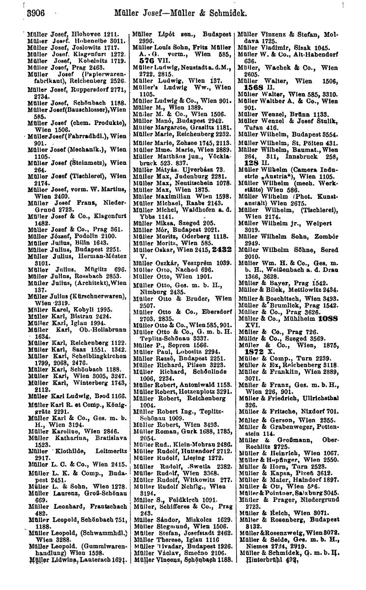 Compass 1922. Band VI: Österreich, Tschechoslowakei, Ungarn, Jugoslawien. - Seite 362