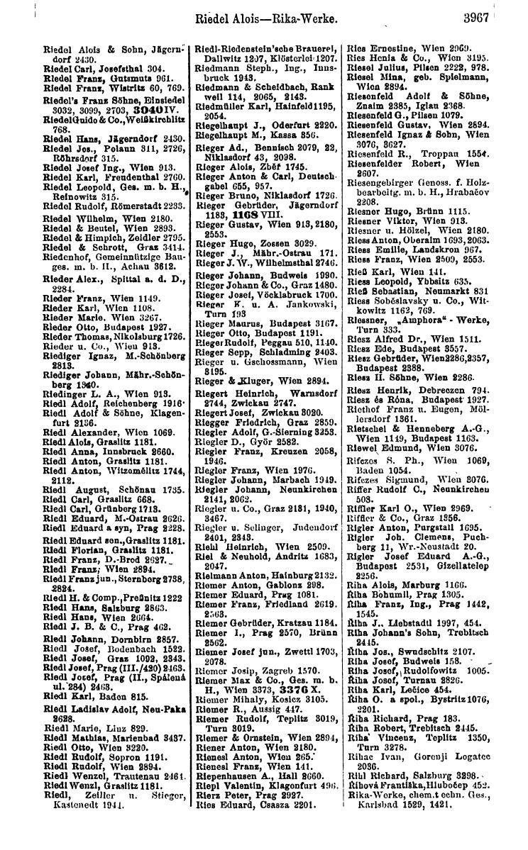 Compass 1922. Band VI: Österreich, Tschechoslowakei, Ungarn, Jugoslawien. - Page 423