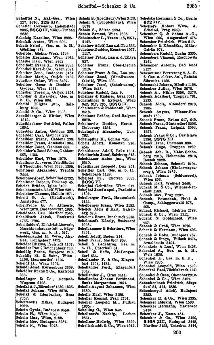 Compass 1922. Band VI: Österreich, Tschechoslowakei, Ungarn, Jugoslawien. - Page 441