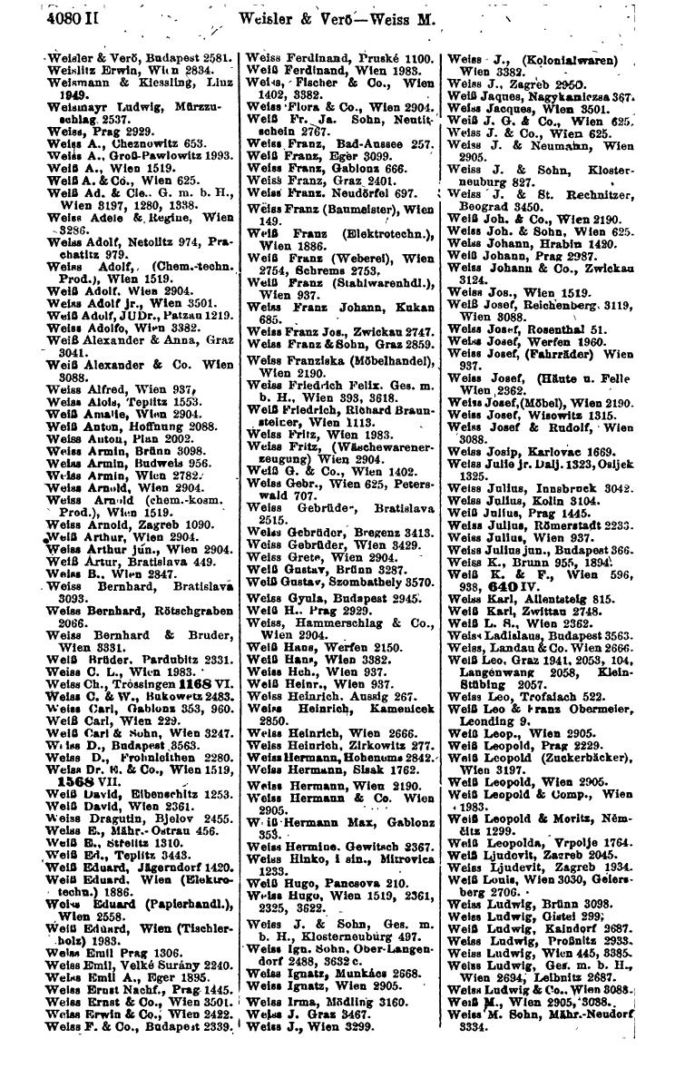 Compass 1922. Band VI: Österreich, Tschechoslowakei, Ungarn, Jugoslawien. - Page 536