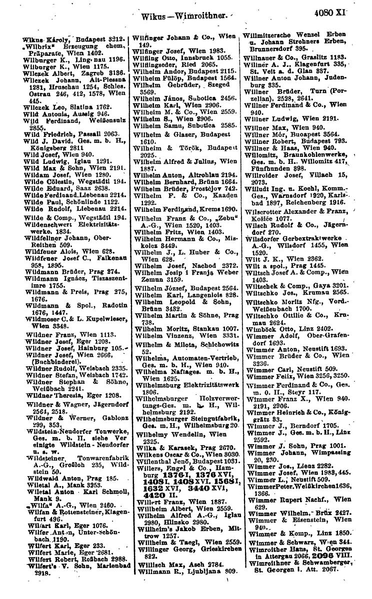 Compass 1922. Band VI: Österreich, Tschechoslowakei, Ungarn, Jugoslawien. - Page 545