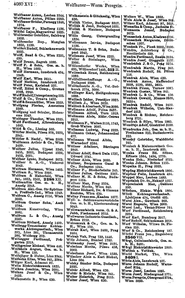 Compass 1922. Band VI: Österreich, Tschechoslowakei, Ungarn, Jugoslawien. - Page 550