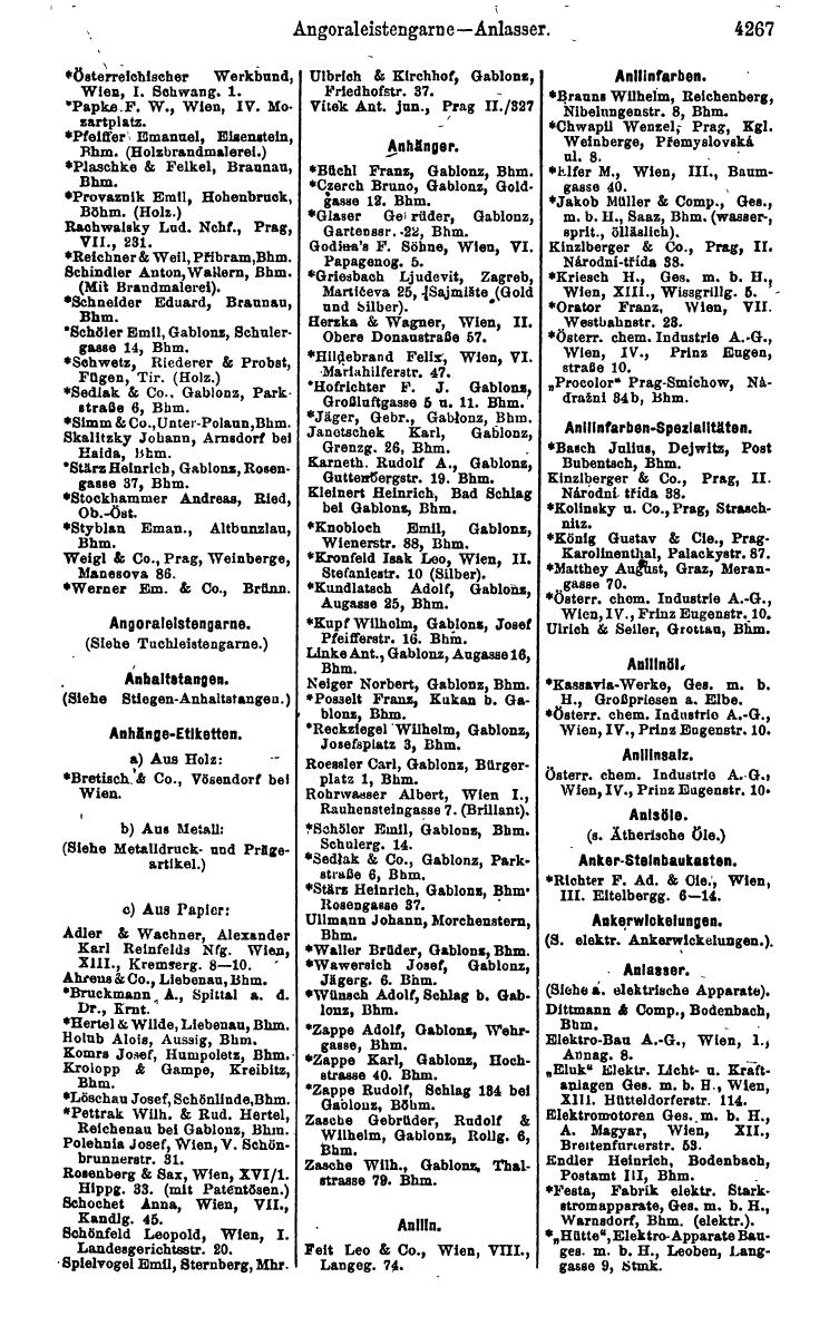 Compass 1922. Band VI: Österreich, Tschechoslowakei, Ungarn, Jugoslawien. - Page 769