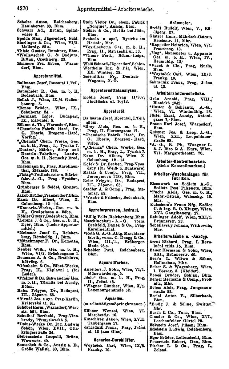 Compass 1922. Band VI: Österreich, Tschechoslowakei, Ungarn, Jugoslawien. - Page 772