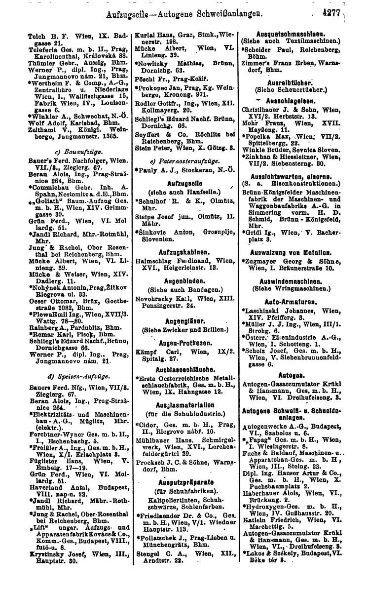 Compass 1922. Band VI: Österreich, Tschechoslowakei, Ungarn, Jugoslawien. - Page 779