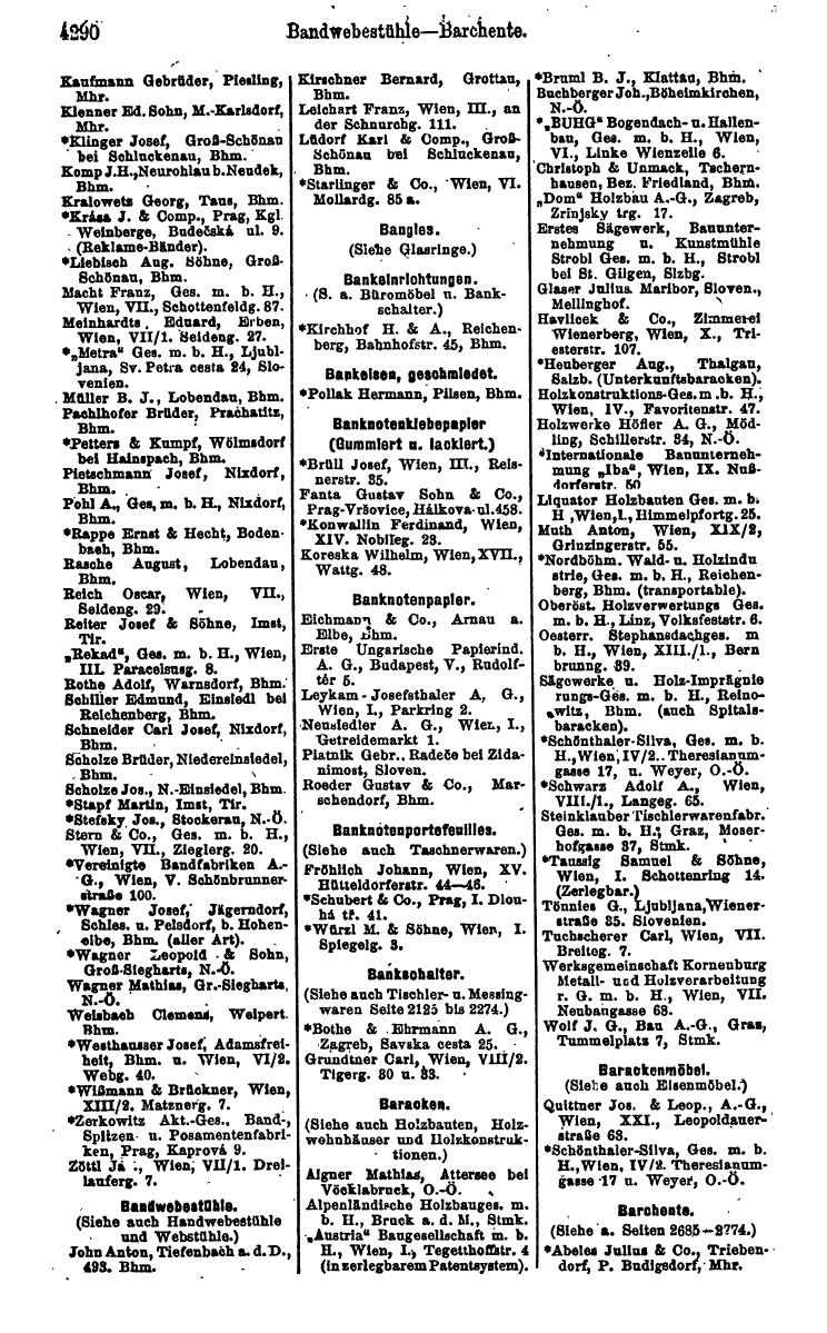 Compass 1922. Band VI: Österreich, Tschechoslowakei, Ungarn, Jugoslawien. - Page 792