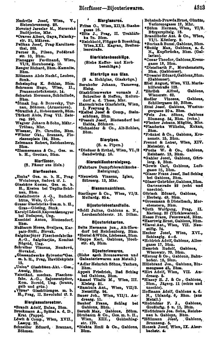 Compass 1922. Band VI: Österreich, Tschechoslowakei, Ungarn, Jugoslawien. - Page 817