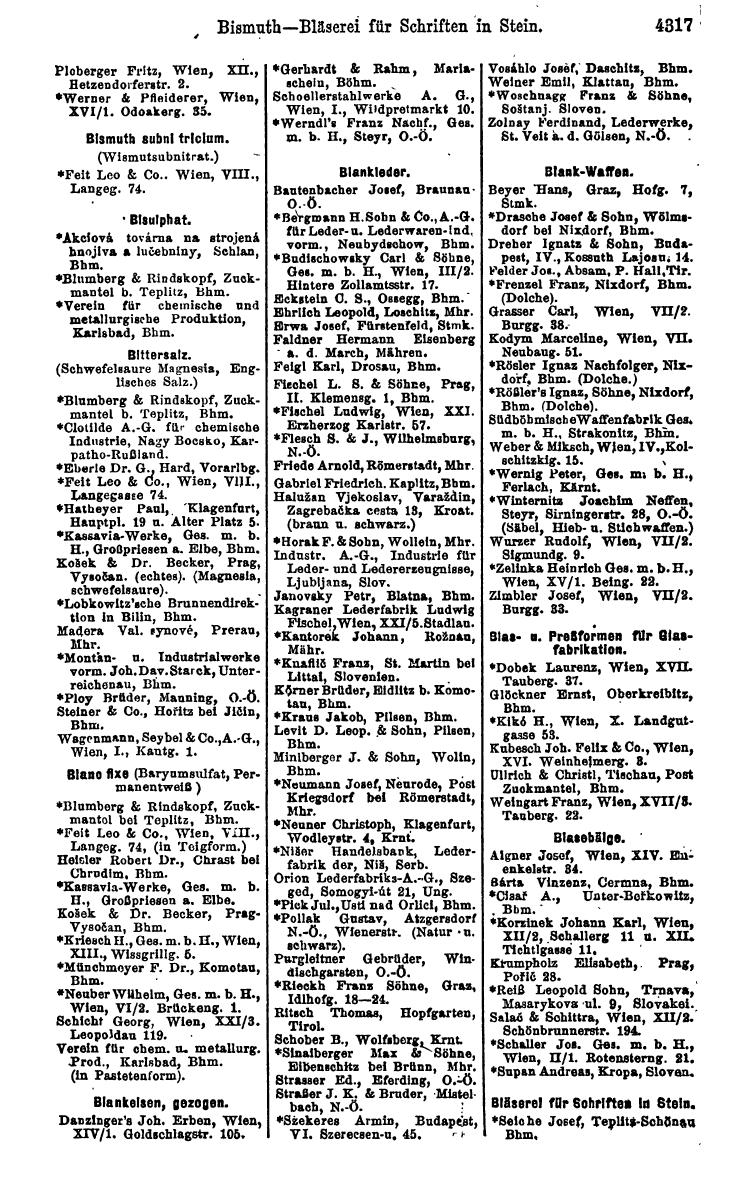 Compass 1922. Band VI: Österreich, Tschechoslowakei, Ungarn, Jugoslawien. - Page 821