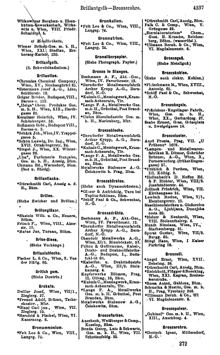 Compass 1922. Band VI: Österreich, Tschechoslowakei, Ungarn, Jugoslawien. - Page 841