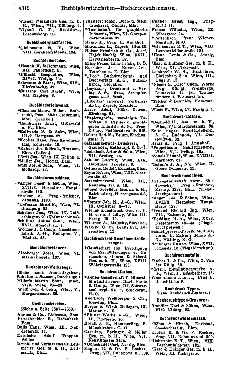 Compass 1922. Band VI: Österreich, Tschechoslowakei, Ungarn, Jugoslawien. - Page 846