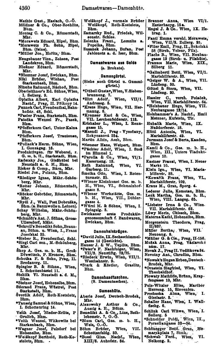 Compass 1922. Band VI: Österreich, Tschechoslowakei, Ungarn, Jugoslawien. - Page 868